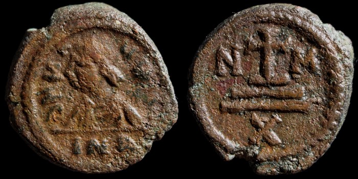 Décanummium de Maurice émis à Carthage