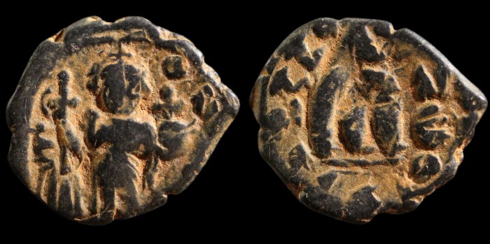 Follis de Constans II émis à Constantinople