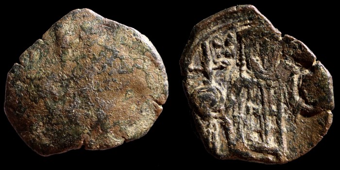Trachy d'Andronic II ou III Paléologue