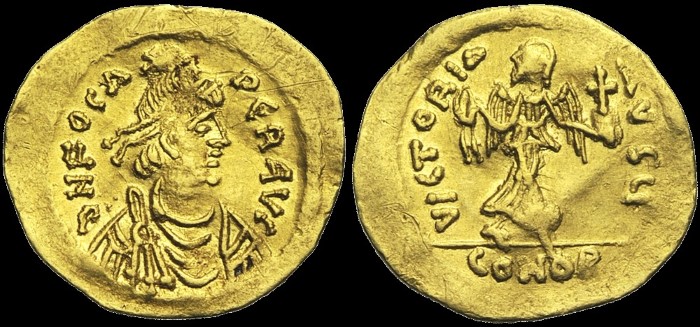 Semissis, 607-610, Constantinople. émis sous Phocas
