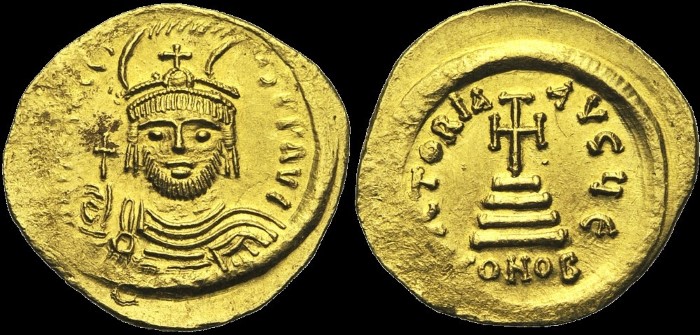 Solidus, 610-613, Constantinople. Off. ?. émis sous Héraclius