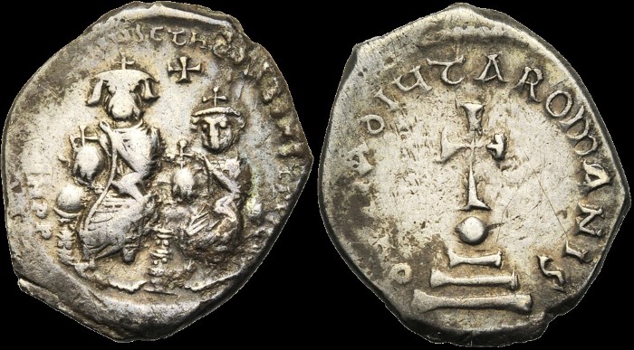 Hexagramme, 615-625, Constantinople. émis sous Héraclius