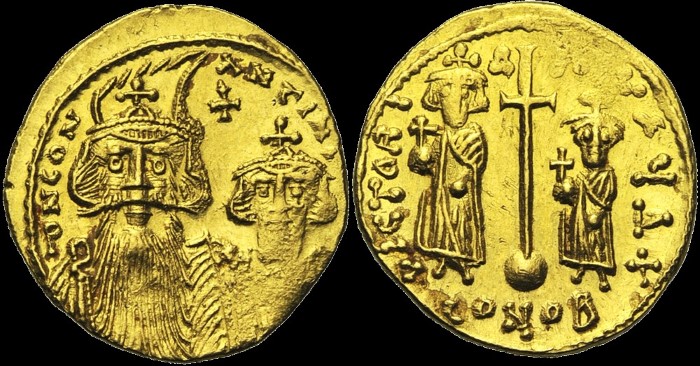 Solidus, 659-662 (?), Constantinople. Off. ?. émis sous Constant II