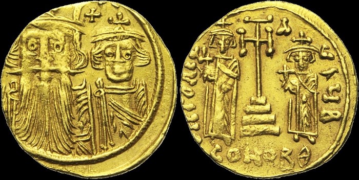 Solidus, 662-667 (?), Constantinople. Off. B. émis sous Constant II