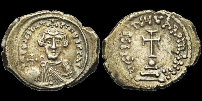 Hexagramme, 642-647, Constantinople. émis sous Constant II