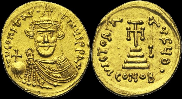 Solidus, 648-652, Syracuse. émis sous Constant II