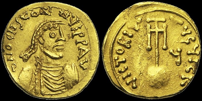 Semissis, 662-668, Syracuse. émis sous Constant II