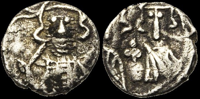 Demi Silique, 677-681, Carthage. émis sous Constantin IV