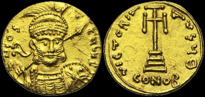 Solidus, 681-685, Syracuse. émis sous Constantin IV