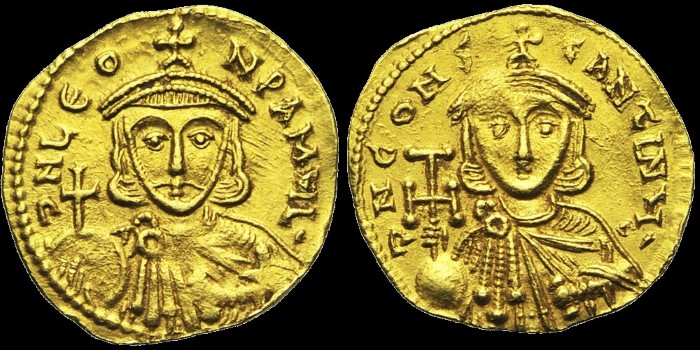 Semissis, 732-741, Constantinople. émis sous Léon III l'Isaurien