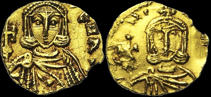 Tremissis, 751-757, Syracuse. émis sous Constantin V Copronyme