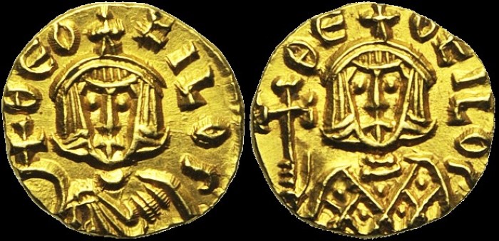 Tremissis, 831-842, Syracuse. émis sous Théophile