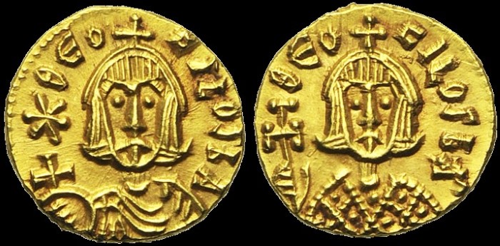 Tremissis, 829-830, Syracuse. émis sous Théophile