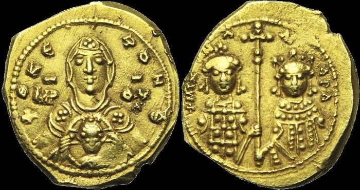 Tetarteron, Constantinople. émis sous Michael VII Doukas