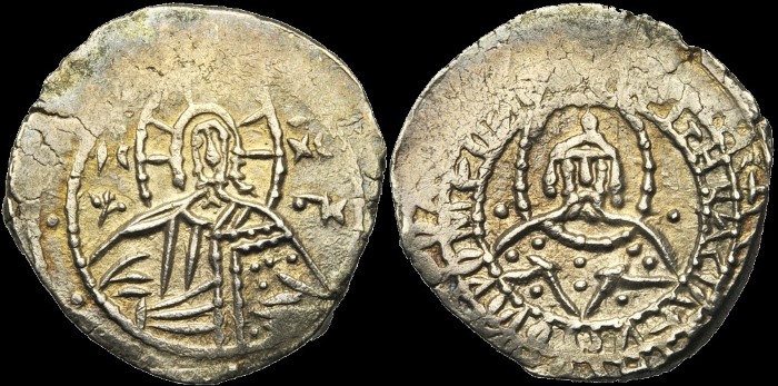 Stavraton (1/2 Hyperpère), Constantinople. émis sous Jean VIII Paléologue
