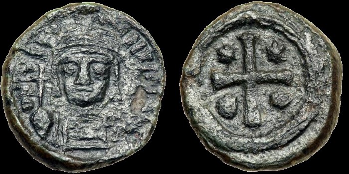 Decanummium de Justinien émis à Ravenne