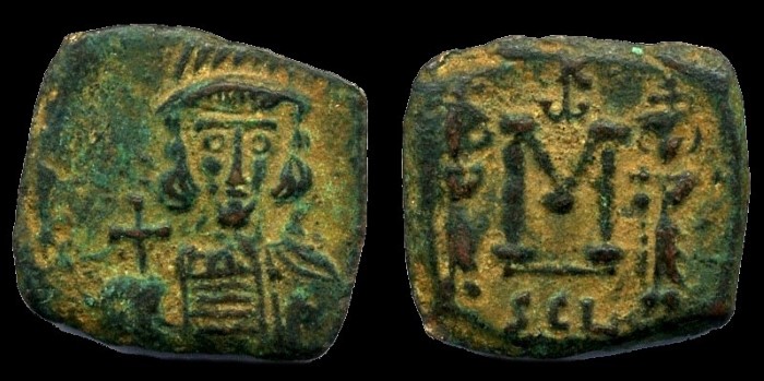 Follis de Constantin IV émis à Syracuse
