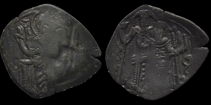 Trachy d'Andronic II et Michael IX Paléologues