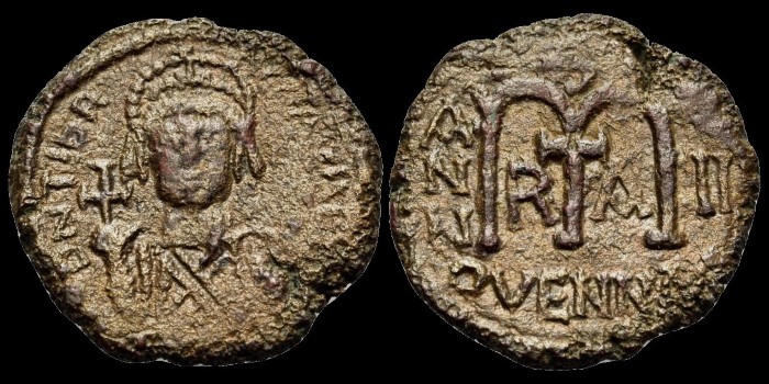 Follis de Maurice émis à Ravenne