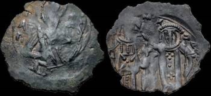 Trachy de Michael VIII et Andronicus Paléologues