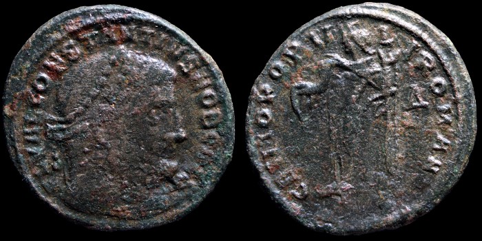 Follis de Constance Chlore émis à Thessalonique