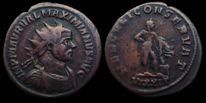 Antoninien de Maximien avec Hercule