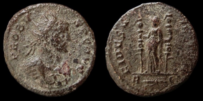 Antoninien de Probus avec Fides émis à Rome