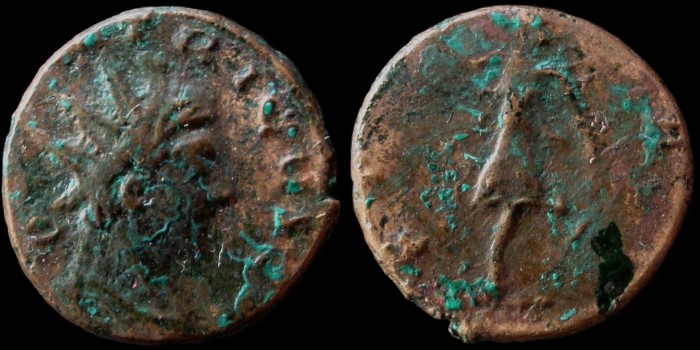 Antoninien de Tétricus II avec avec Spes