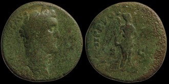 RIC 715, Sear 4180 - Sesterce d'Antonin avec la Victoire