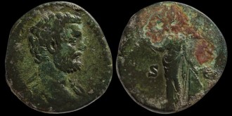 RIC 54a, Sear 6151 - Sesterce de Clodius Albinus avec Minerve