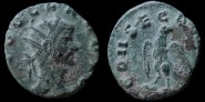 RIC 266 - Nummus de Claude II l'aigle pour sa consecration émis à Rome