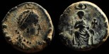 RIC X 81 Cyzique - Centenionalis d'Aelia Eudoxia, épouse d'Arcadius et mère de Théodose II émis à Cyzique