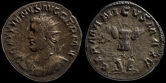 RIC 19 - Antoninien de Gallien avec le trophée émis à Cologne