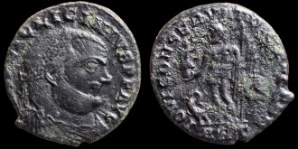 RIC VII 8 Antioch - Follis de Licinius avec Jupiter émis à Antioche