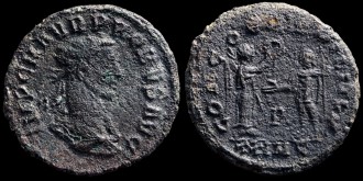 RIC 908, Sear 11968 - Antoninien de Probus avec la victoire couronnant émis à Cyzique