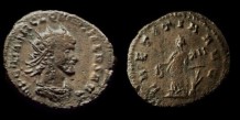 RIC 22 - Antoninien de Quintillus avec Laetitia émis à Rome