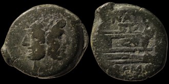 Sear 713 - As de Janus, famille Pinarius Natta