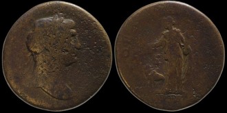 RIC 466, Sear 3180 - Sesterce de Trajan avec l'Arabie