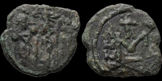 Sear 916 - Follis d'Héraclius émis à Ravenne