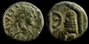 Sear 240 - Pentanummium de Justinien émis à Theoupolis