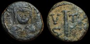 Sear 399 - Decanummium de Justin II et Sophie émis à Carthage
