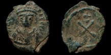 Sear 436 - Decanummium de Tibère Constantin émis à Constantinople