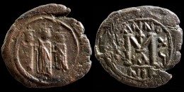 Sear 836 - Follis d'Héraclius émis à Nicomédie Anno XçI