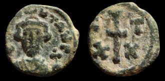 Sear 1059 - Demi Follis de Constans II émis à Carthage