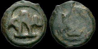 Sear 1717 (Basil I) - Petit module émis à Cherson de Basil II et Constantin VIII
