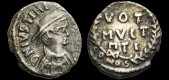 Sear 253 - Silique de Justinien émis à Carthage