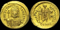 Sear 291 - Solidus de Justinien émis à Rome