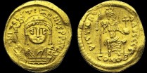 Sear 345 - Solidus de Justin II émis à Constantinople