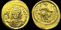 Sear 346 - Solidus de Justin II émis à Constantinople