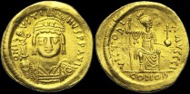 Sear 347 (Constantinople) - Solidus de Justin II émis à Alexandrie